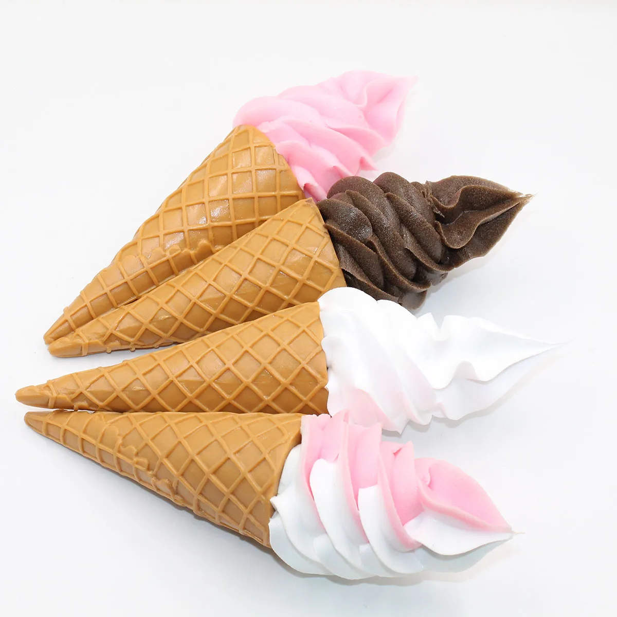 Simulation Ice Cream Cone Model Fake Ice Cream Cone Photography Props Commercial Food Model Store Window Display