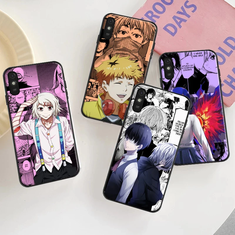 

Japanese Anime Tokyo Ghoul Japan Suave Phone Case For Xiaomi Redmi 7 7A 8 8A 9 9i 9AT 9T 9A 9C Note 8 8T 8 Pro Back Fundas Coque