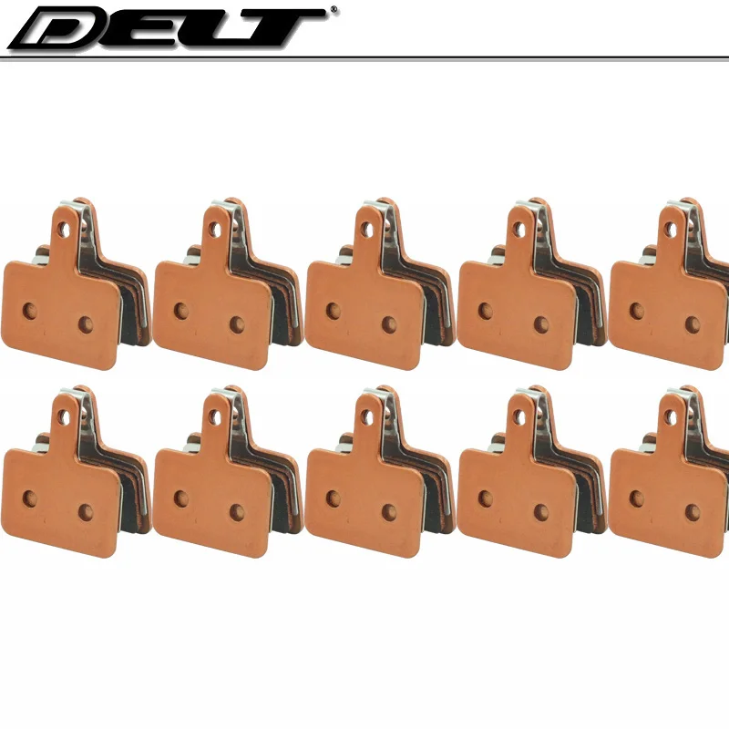 Metal 10 pairs 10 пар смолы/металл MTB велосипед дисковые Тормозные колодки для Shimano M375 395 416 445 446 447 475 485 495 515 525 535 Tektro Orion - Цвет: Metal 10 pairs