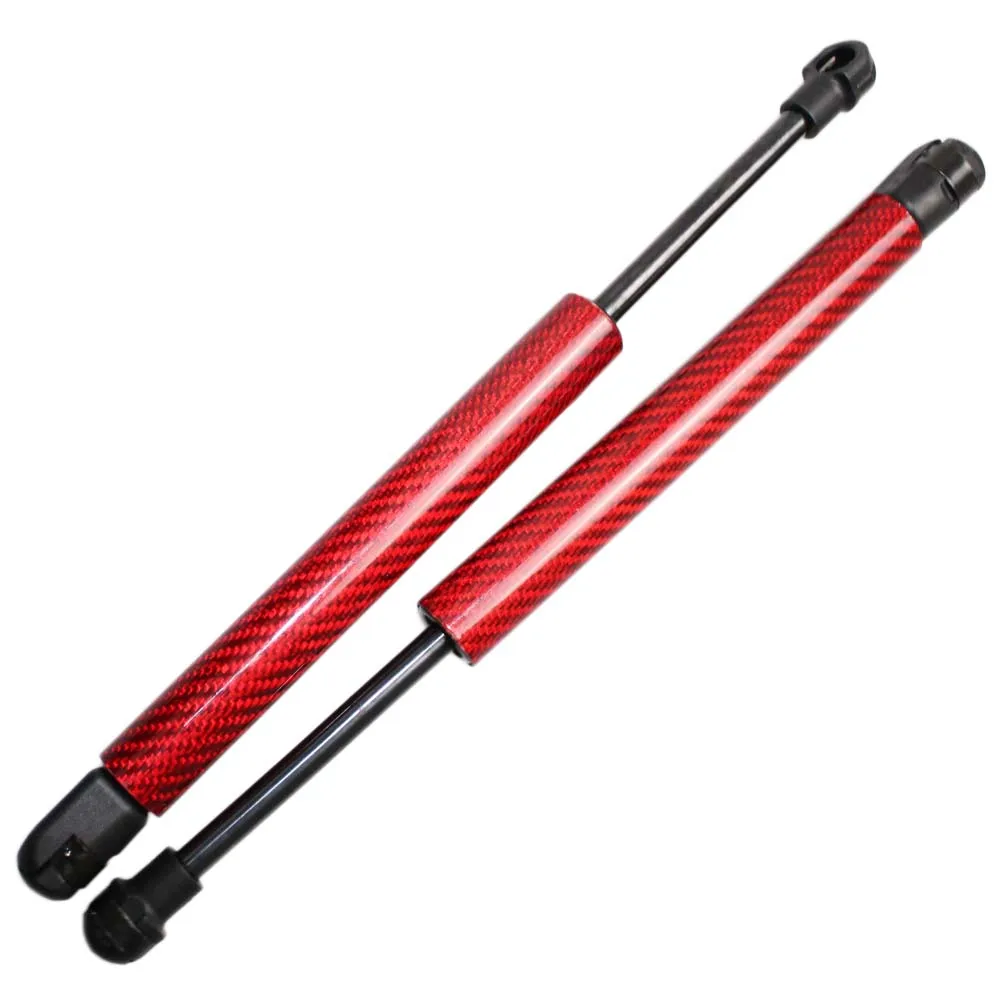 red carbon fiber Для Toyota Allex хэтчбек 2001-2007 задний багажник багажника загрузки углерода fibe подъем поддерживает газовые амортизаторы газовые стойки амортизатор 468 мм - Цвет: red carbon fiber