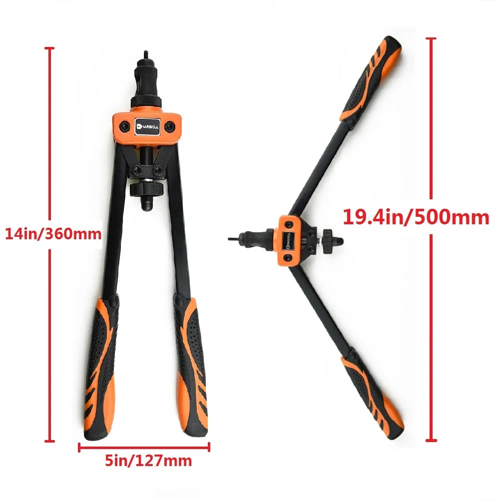 

Ergonomic Design Rivet Tool Set M10 M3 M4 M5 M6 Metal Riveting Tool Kit