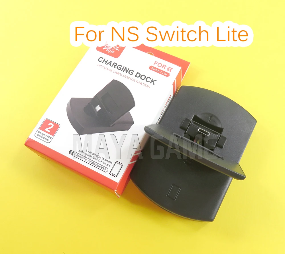 

Портативная зарядная док-станция 5 шт., подставка, держатель для зарядного устройства со слотом для игровой карты для консоли Nintendo Switch Lite и NS ...