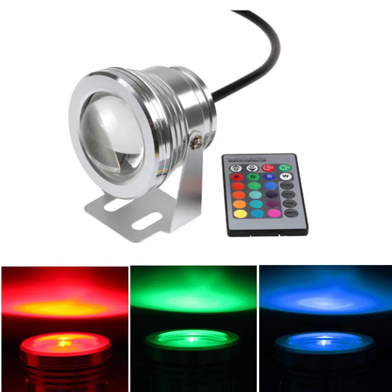 1 шт. 10 Вт RGB светодиодный садовый светильник подводный ландшафтный наружный ing