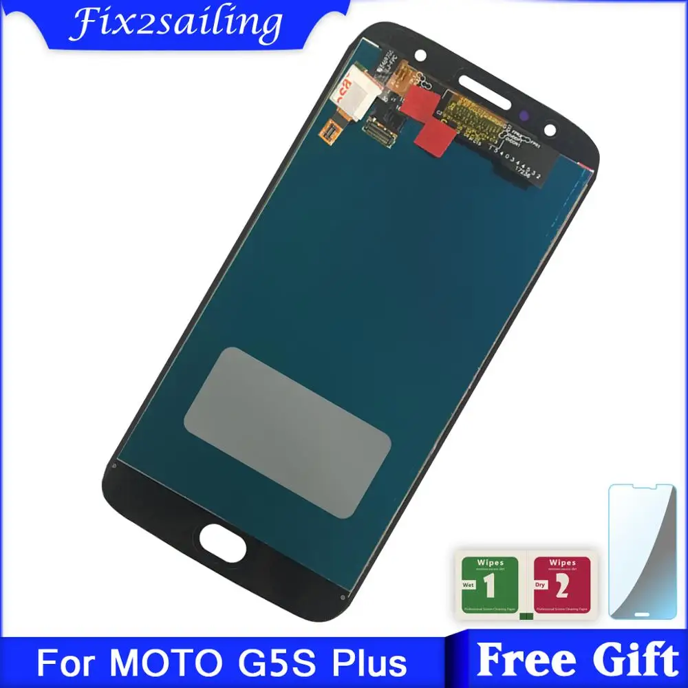 ЖК дисплей Super Amoled для Motorola Moto G5S Plus XT1802 XT1803 XT1805 XT1086 с сенсорным экраном в сборе