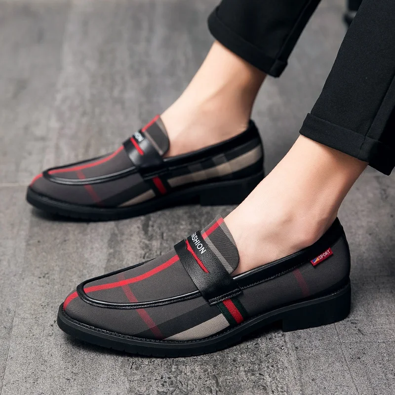 

Shoes Luxury Black Loafers Men Fashion Casual Shoes Mens Leather Lather For Lether Gentleman Stylish Hippie Man Italian