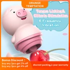 Женский Вибратор для орального секса, секс-массажер с присоской для клитора