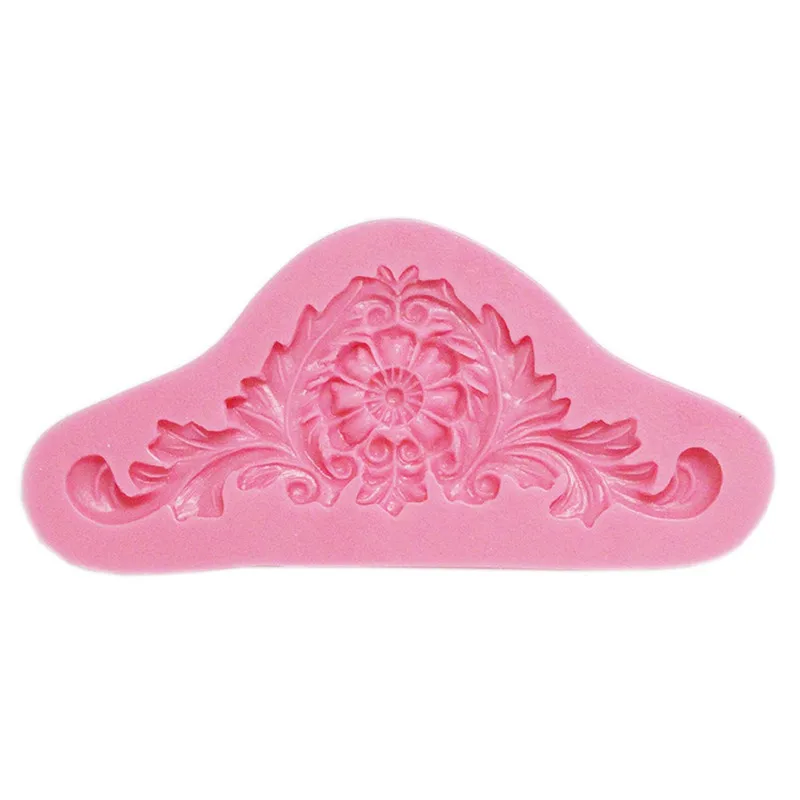 3D Craft Baroque Relief Silicone Molds Cake Border Fondant Mold DIY Decorating Tools Candy Clay Chocolate Gumpaste Moulds | Дом и сад