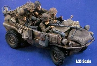 135 modern crew include 4 no car resin figure model kits miniature gk unassembly unpainted