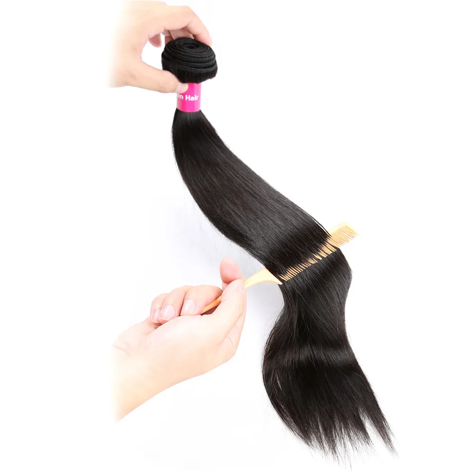 Малазийские прямые человеческие волосы пучки с закрытием Tuneful 100% Remy Вьющиеся