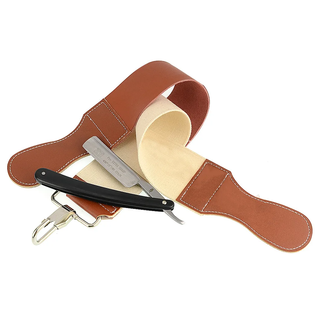 ZY 430 Razor Set Золотой доллар, 208, прямая бритва, срезанное горло, для бритья, складной нож+ кожаный пояс для заточки, бритва, бритва, для мужчин, для бритья, для бороды - Цвет: ZY 430 Razor Set