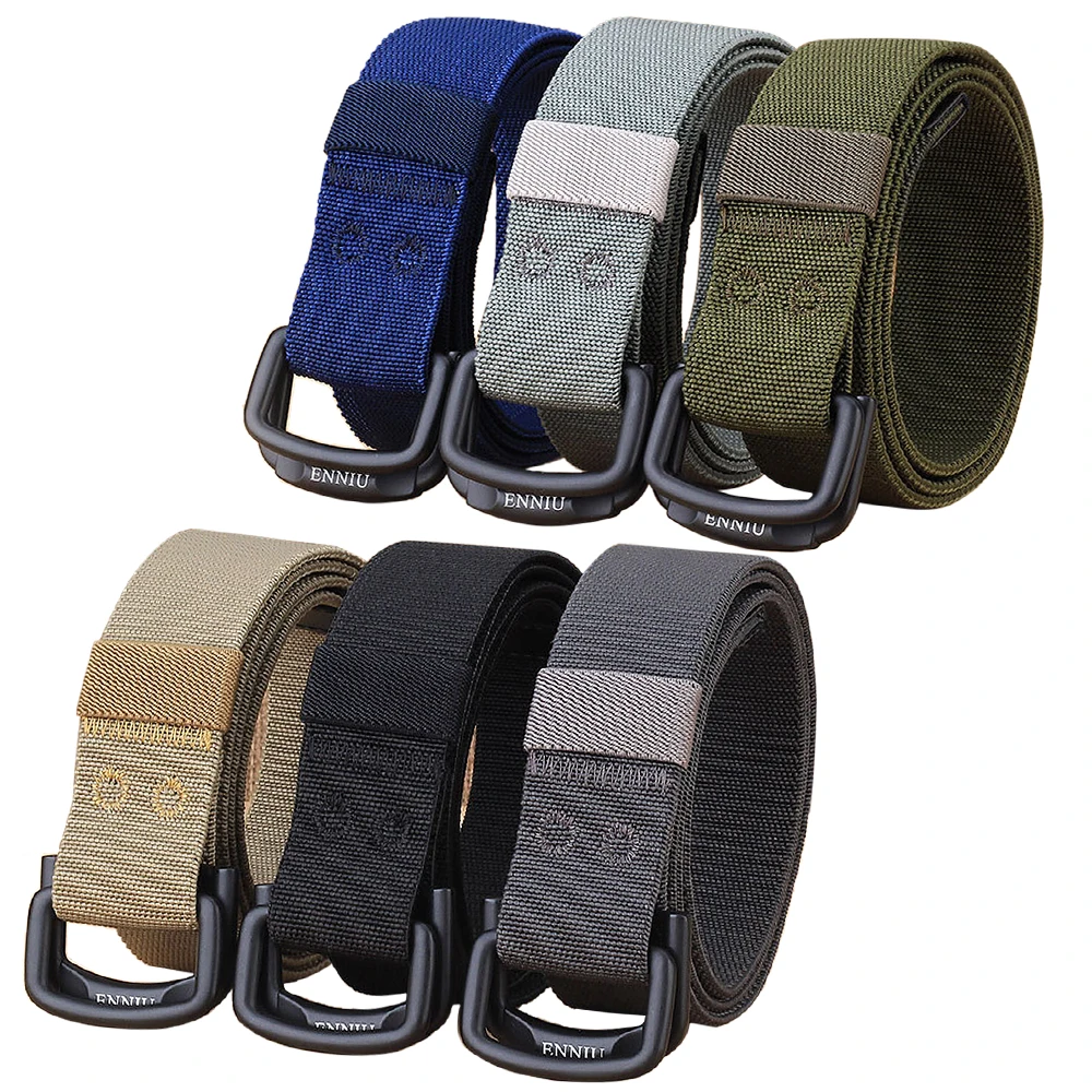 

1 Pair 120cm Men Women Belts 47.2 Inch Adjustable Webbing Belt for Camping Daily Polyester Hunting Bags Camping Equipment