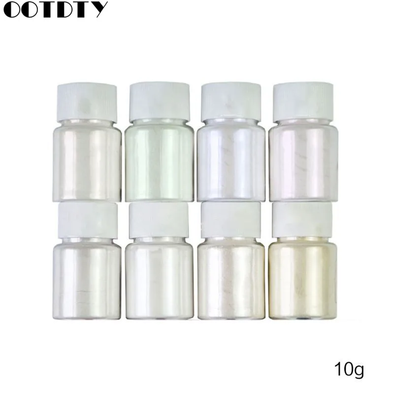 

8 Pcs/set Pearlescent Powder Handmade Jewelry Making Filling Material Crystal Mud Pigment DIY Epoxy Filler