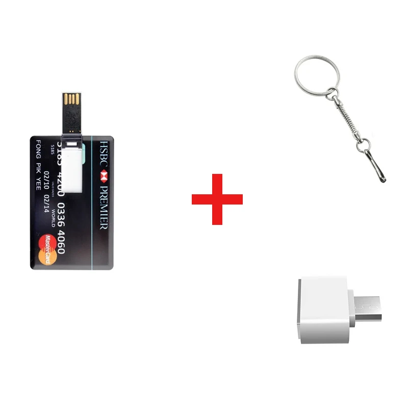 black U-диск, кредитная карта, карта памяти, usb 2,0, водонепроницаемая, usb флеш-накопитель, 128 ГБ, флешка, 64 ГБ, 16 ГБ, 8 ГБ, 4 Гб, 32 ГБ, ручка-накопитель - Цвет: black