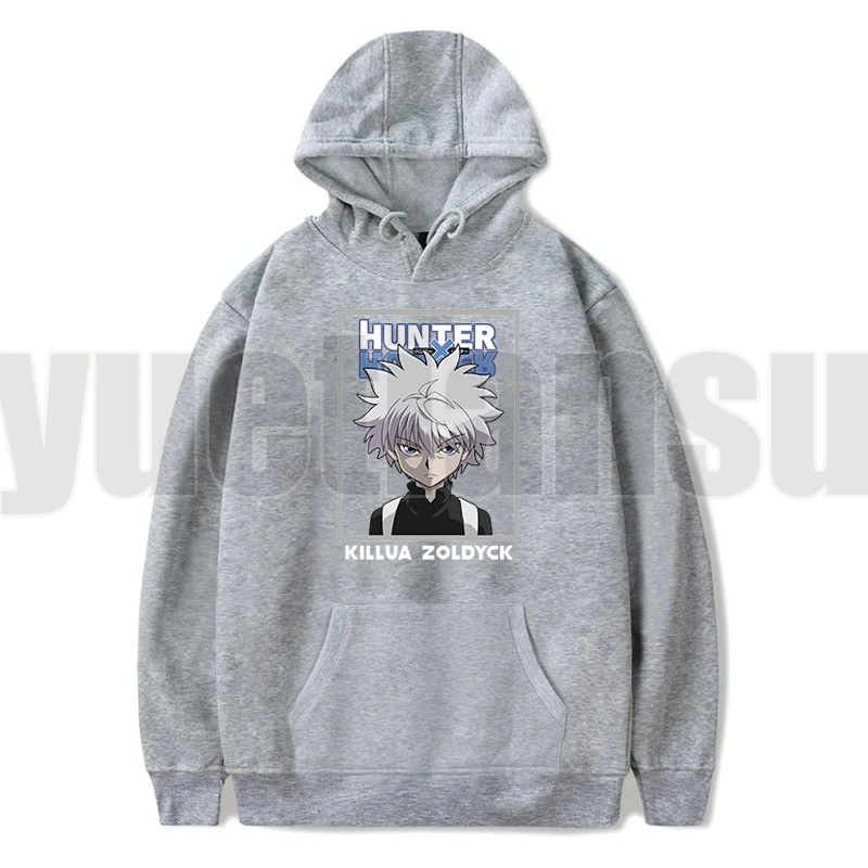 

Hunter X Hunter Men Women Design Hoodie Killua Cosplay Sweatshirt New Anime Pullver Fashion Killua Zoldyck Harajuku Unisex Tops