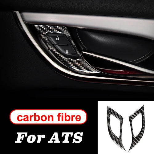 Для cadillac ats 2013 14 Аксессуары для укладки из углеродного волокна рулевое колесо Шестерня панели двери центральной консоли внутренние наклейки - Название цвета: K