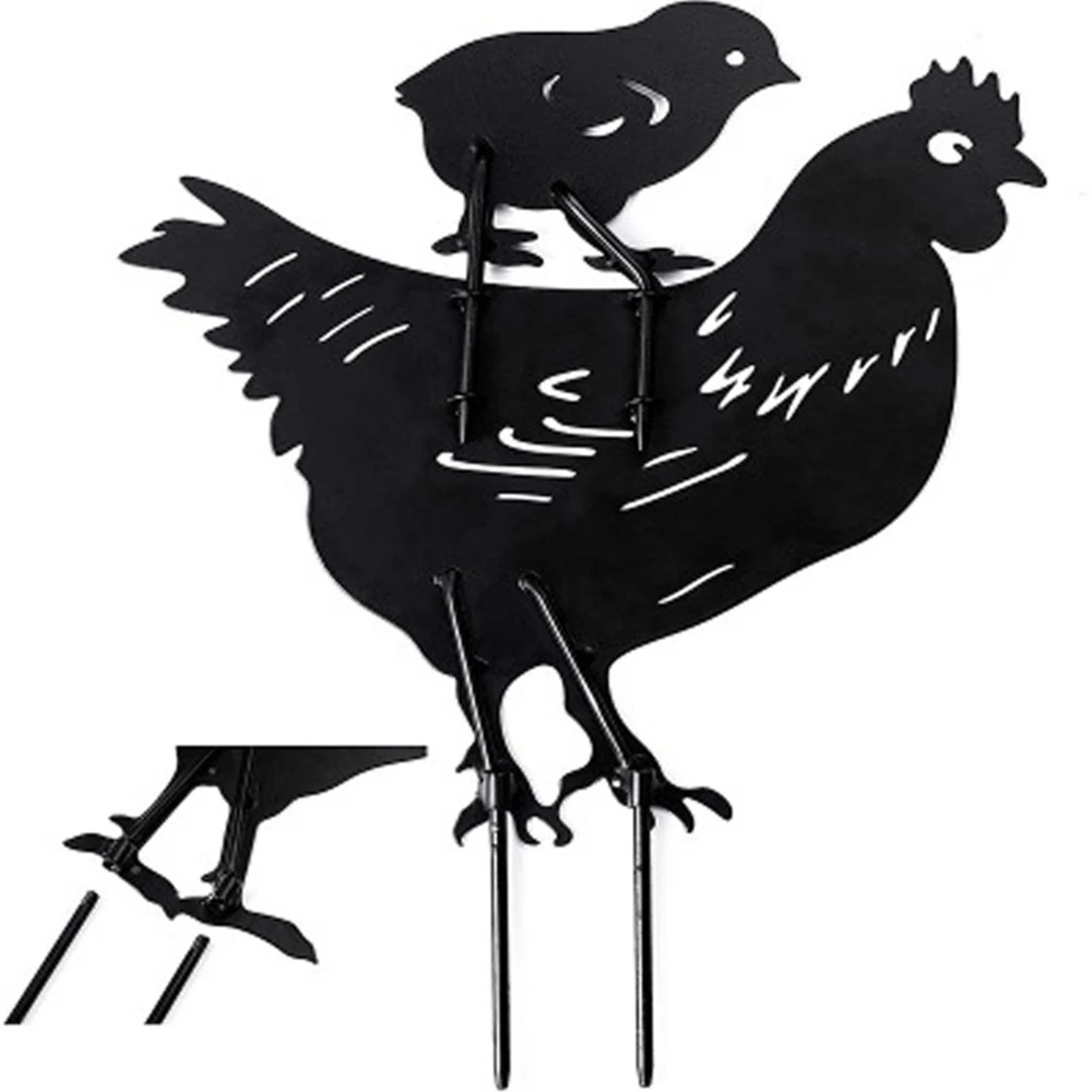 

3pcs Chicken Yard Art Hen Yard Decor Chicken Family Gardening Ornaments Outdoor Garden Backyard Lawn Yard Decor Gift Ornaments