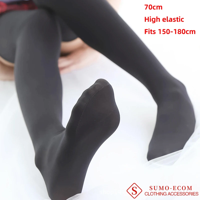 Женские сексуальные чулки в стиле Харадзюку высокие эластичные милые черные и