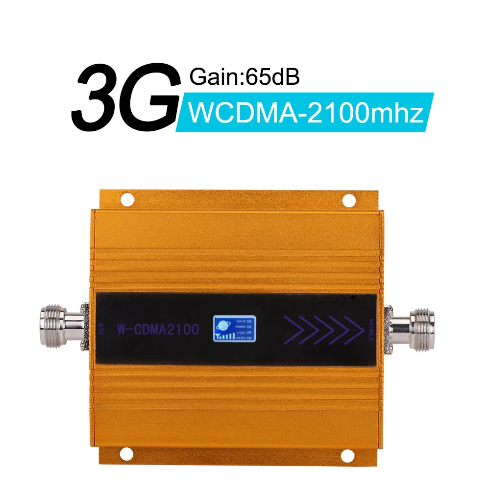Walokcon 3g WCDMA 2100 MHz Репитер сигнала 3G UMTS Band 1 усилитель мобильного телефона 65dB