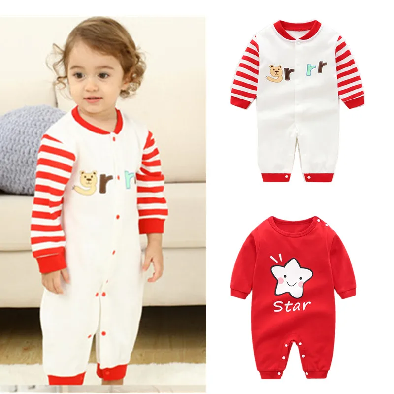 Осенне весенние комбинезоны для новорожденных одежда мальчиков и девочек