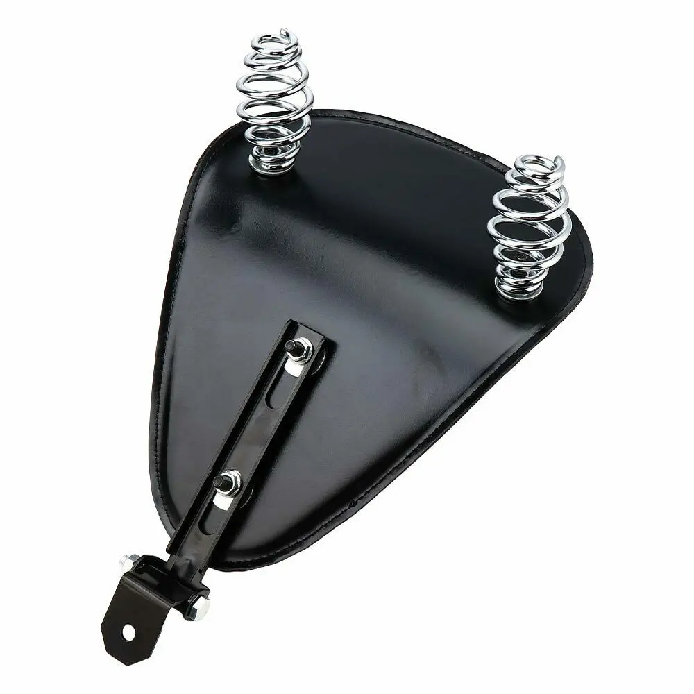 For Sportster 883 Motorcycle Seat Cushion With Spring Bracket Solo 3&quot Dyna Bobber Chopper Front mounting hardware |