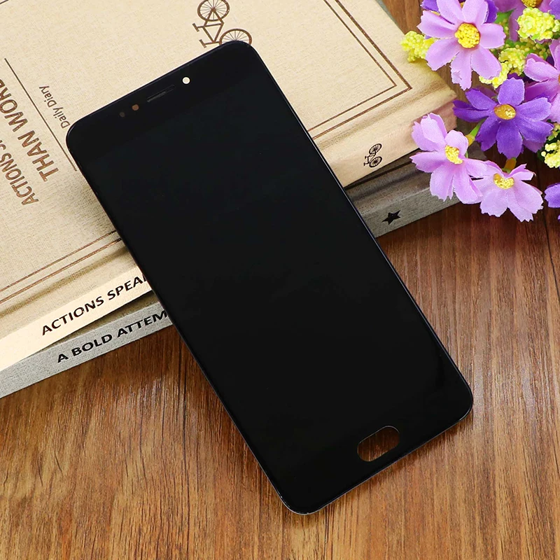 Для 5,5 ''Meizu MX6 M685U M685C M685Q M685M ЖК-дисплей+ сенсорный дигитайзер с рамкой Белый/Черный