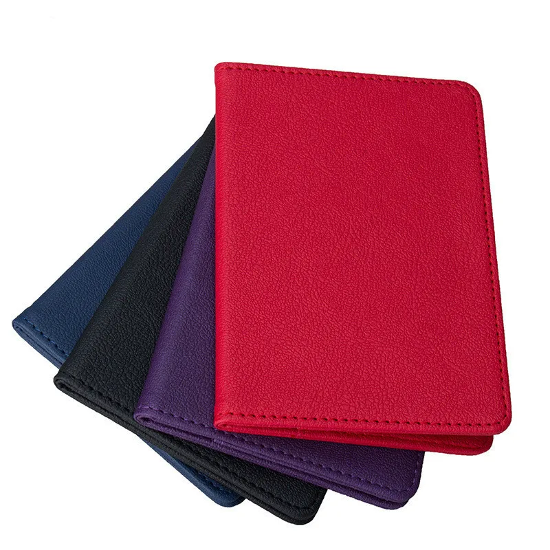 Коричневый высокого архив ПУ двойной посылка позиции паспорт Бизнес дел