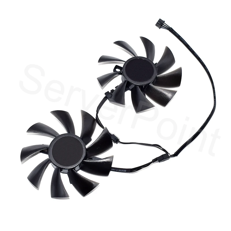 Хорошо протестированный охлаждающий двойной вентилятор для видеокарты пара