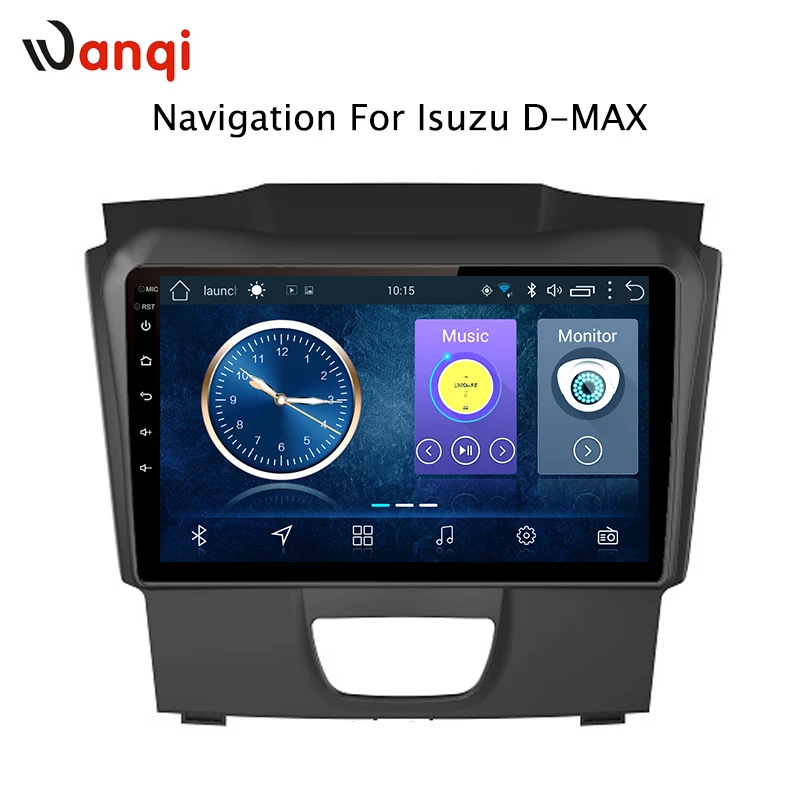 Радио wanqi для Isuzu D MAX DMAX 2015 2018 Android 8 1 HD 9 дюймов сенсорный экран GPS навигация