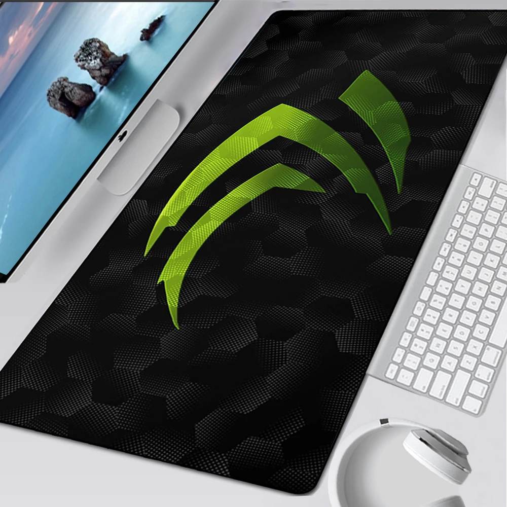 Большой игровой коврик для мыши Nvidia XXL компьютерный офисный геймерский ноутбука