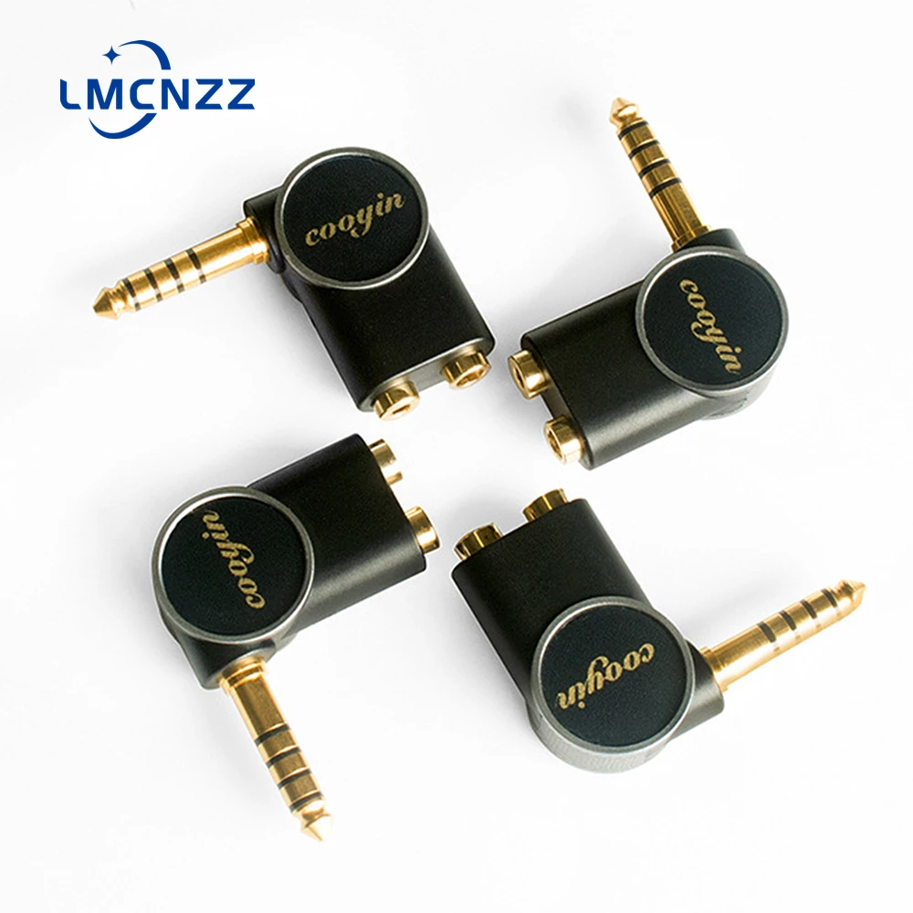 

High-quality Audio Balanced Adapter Male 4.4mm to 2.5mm&3.5mm Balanced Female Gilded Plug L Connector 3-End Balance Adapter