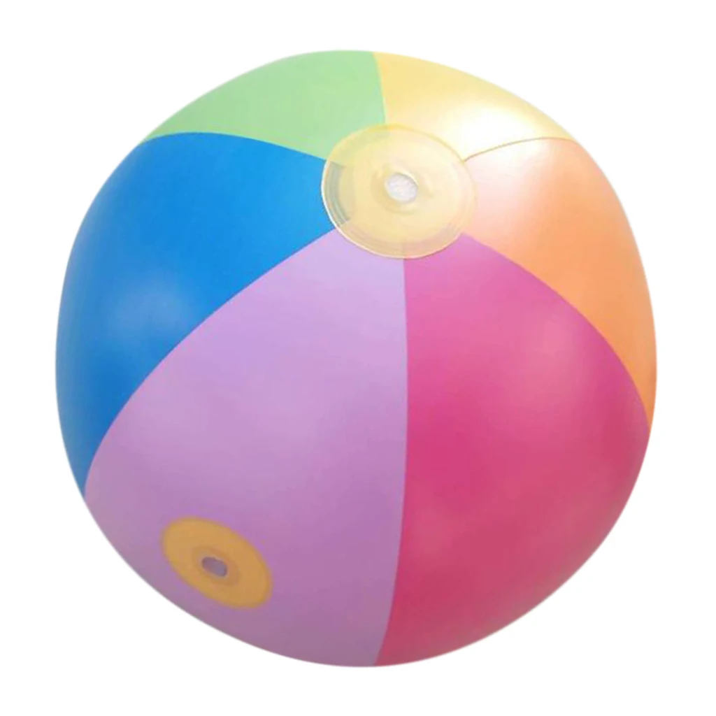 

Rainbow Spray Ball Jumbo Sprinkler, 23.6 inch Inflatable Sprinkler Toys for Kids Toddlers - Diameter 60cm/23.62 inch