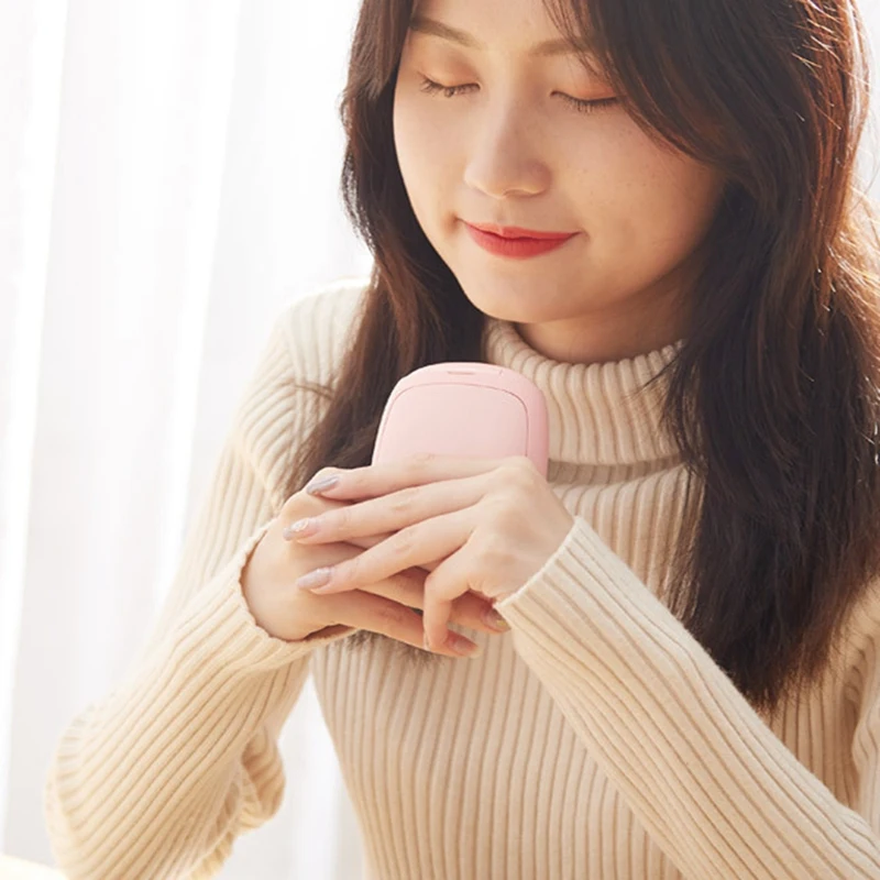 

Large-Capacity Colorful Light Dual-Use Hand Warmer Macaron Heating Hand Warmer,Winter Gift
