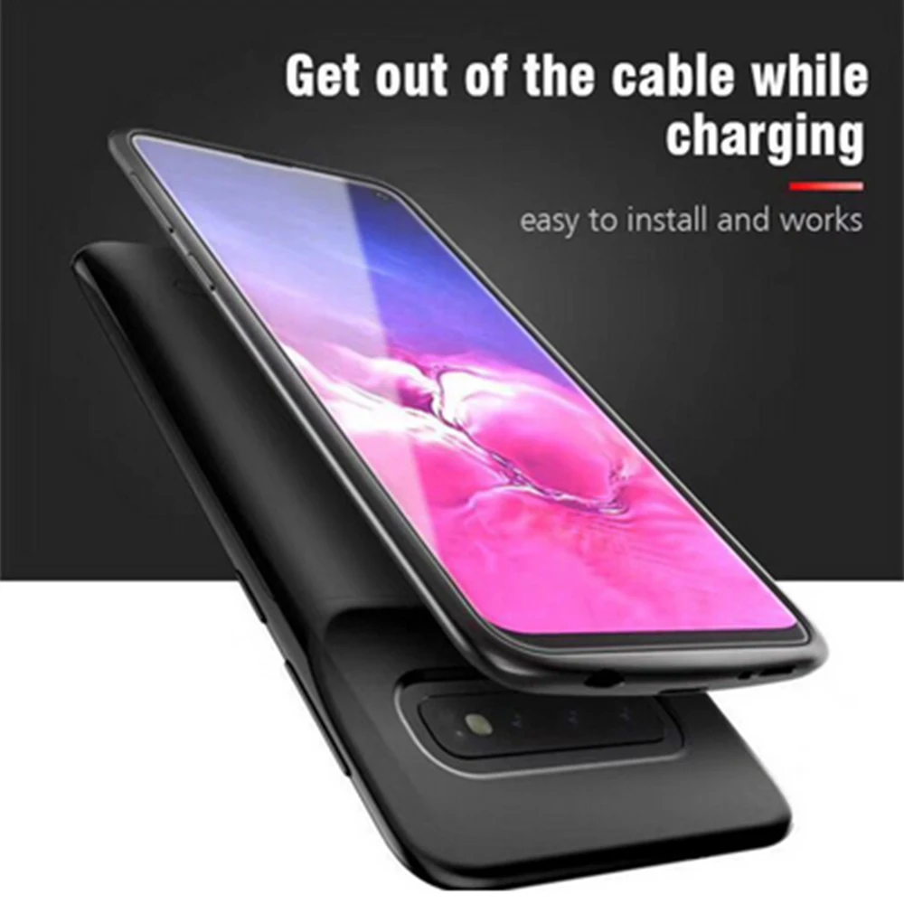 Чехол для аккумулятора Samsung Galaxy S10 Внешний перезаряжаемый портативный внешний