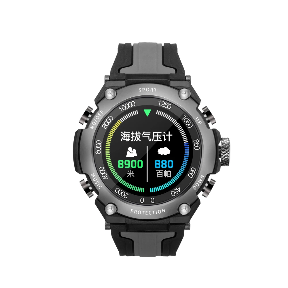 DK10 Bluetooth music smart watch altitude diving IP68 waterproof heart rate fitness sports weather for Android IOS | Электроника