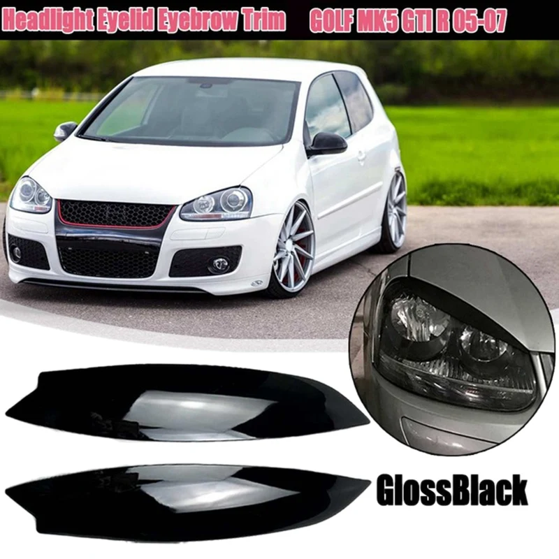Автомобильные фары Брови Веки накладка наклейка для VW GOLF MK5 GTI R 2005 2006 2007