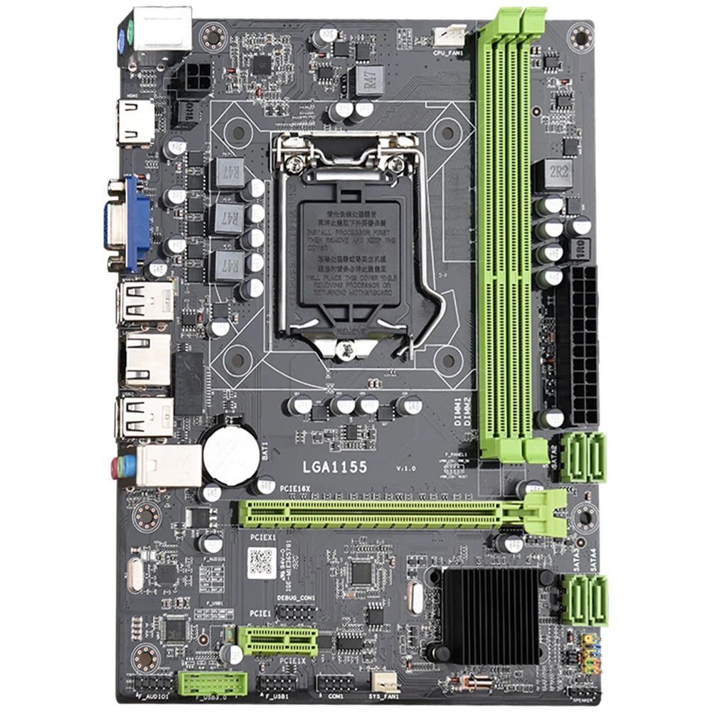 Микроматеринская плата LGA 1155 H61 чипсет для Intel двухканальная DDR3 32G память LGA1155