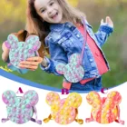 Новое поступление, силиконовая сумка, кошелек, Пузырьковые игрушки, сжимаемые сумки через плечо с защитой от стресса для девочек