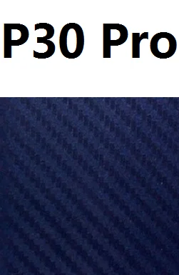 P30 Pro- purple Наклейка для мобильного телефона huawei P30 Pro P30 градиентная защитная пленка из углеродного волокна для huawei P30 Lite наклейка EEMIA - Цвет: P30 Pro- purple