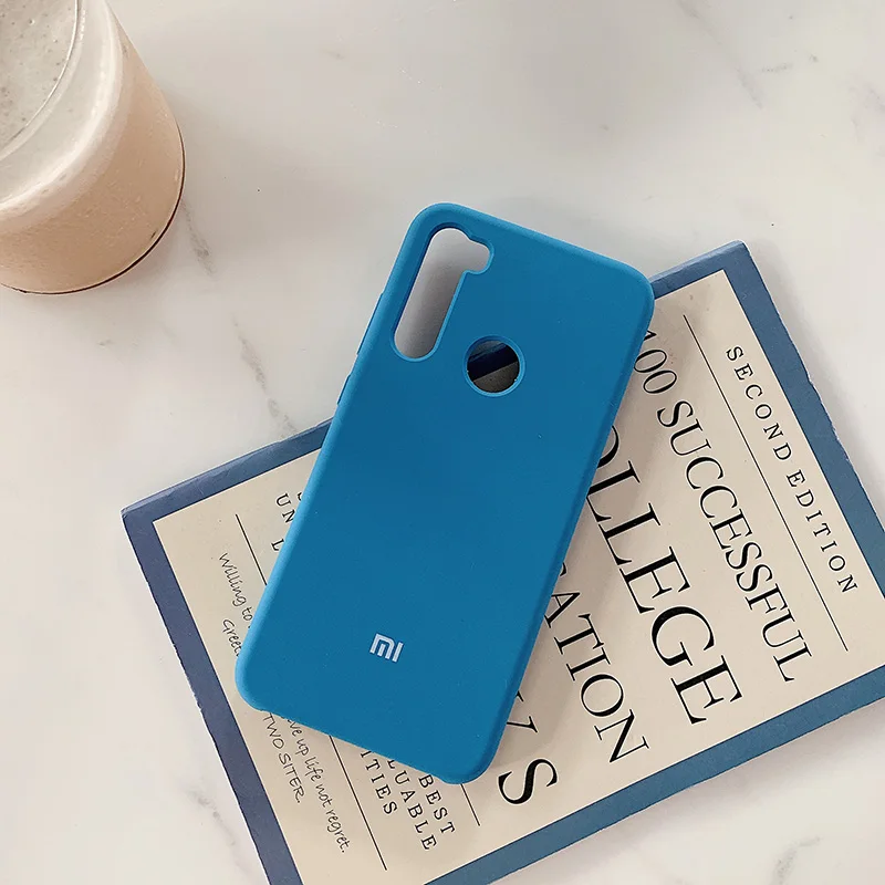 Оригинальный чехол для XIAOMI Redmi Note 8T 8 Pro жидкий силиконовый защитный Ударопрочный