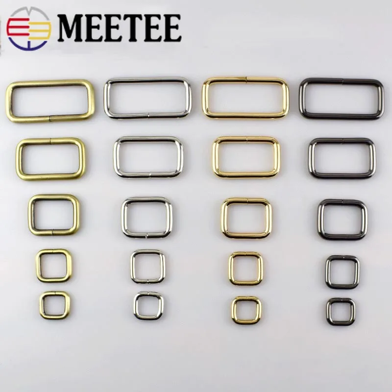 Meetee 15 38 мм металлическое круглое кольцо пряжка с застежкой сетевой ремень рюкзак