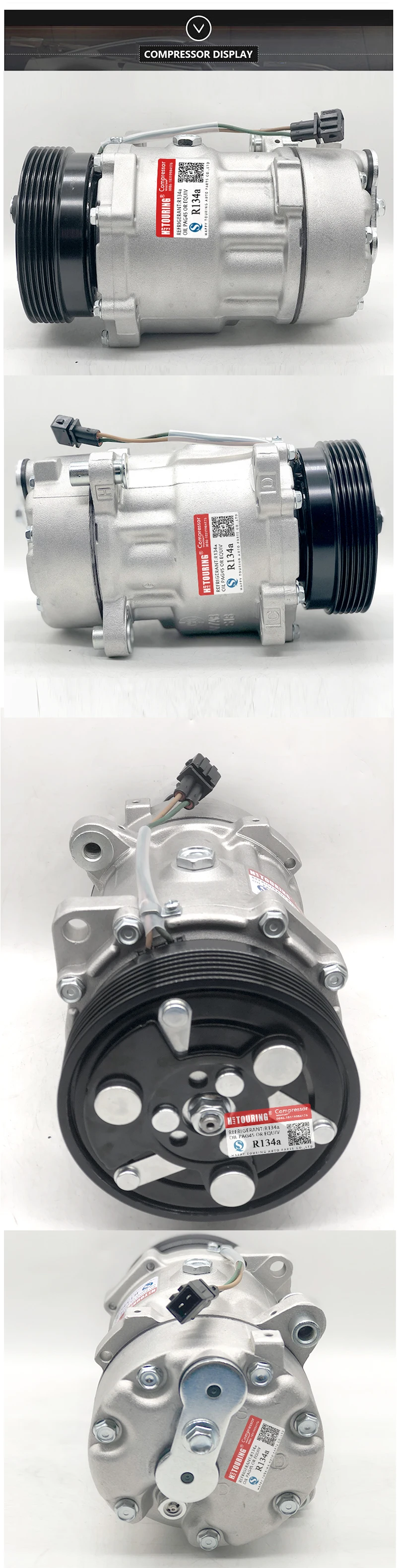 SD7V16 AC Компрессор кондиционера для фольксаген Passat 35i Golf 3 Corrado 357820803R 8FK351127-521 7M0820803C 7M0820803N