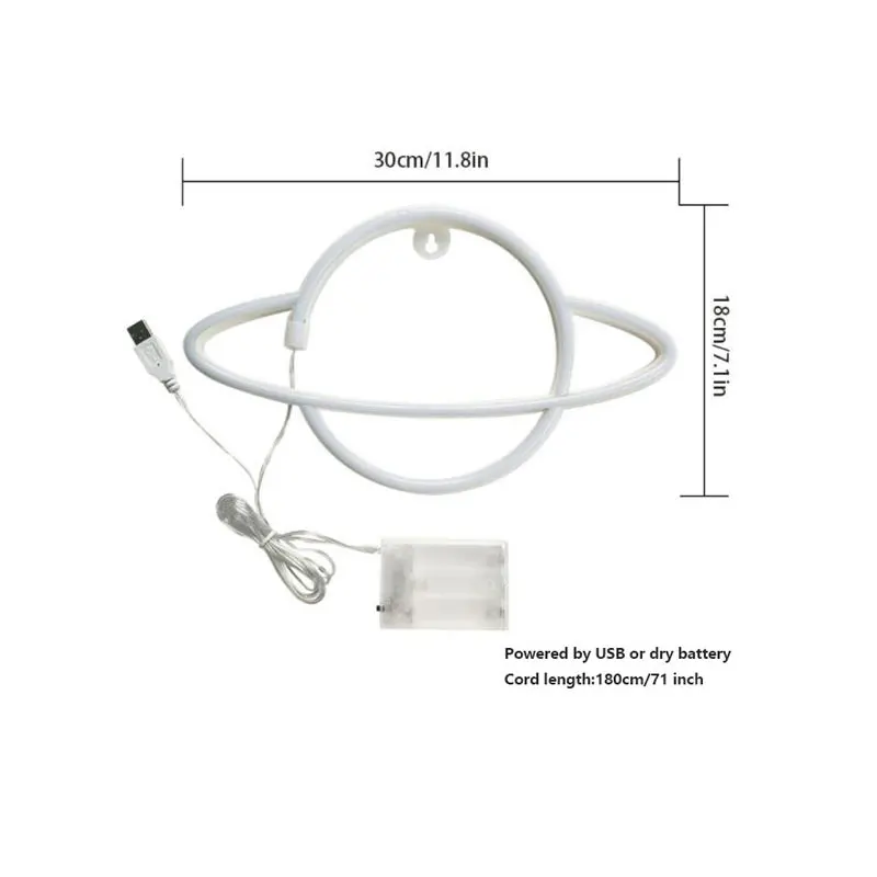 

DC5V Wall Mount LED Strip Neon Light Sign Home Decor and Party Holiday