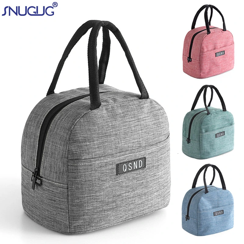 Portable Insulated Lunch Tote Food Bag Bento Pouch Waterproof For Women Thermal Picnic School Box | Багаж и сумки