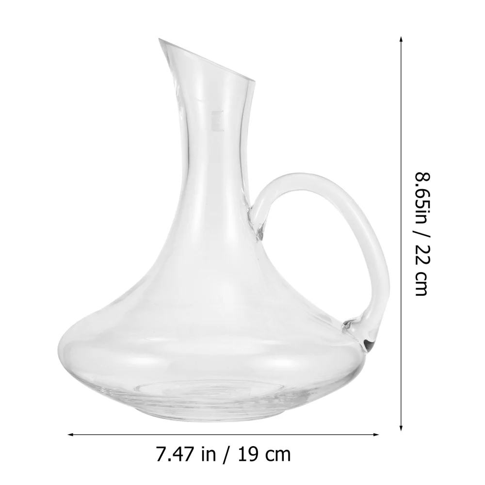 

1 Pc 1500 ML Crack-proof Pourer Decanter with Handle (Transparent)