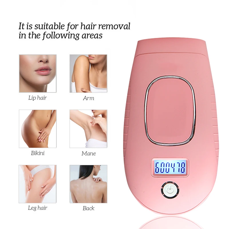 600000 импульсный лазерный инструмент для удаления волос частная Лобковая Бритва