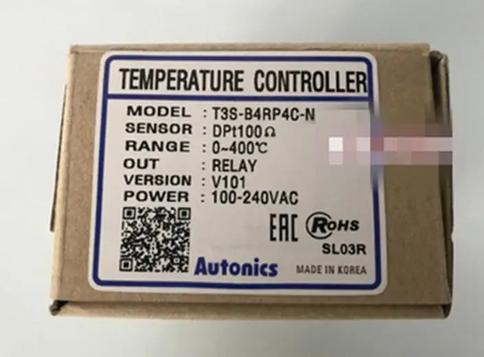 1 предмет Новинка Для температурный регулятор Autonics T3S B4RP4C N AC100 240V|Автоматизация