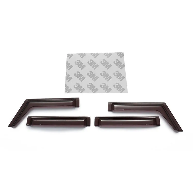

DJ 1:10 RC Car Accessories AXIAL SCX10 III Side Window Barrier Acrylic Transparent Black Material Wrangler JEEP Rain Block