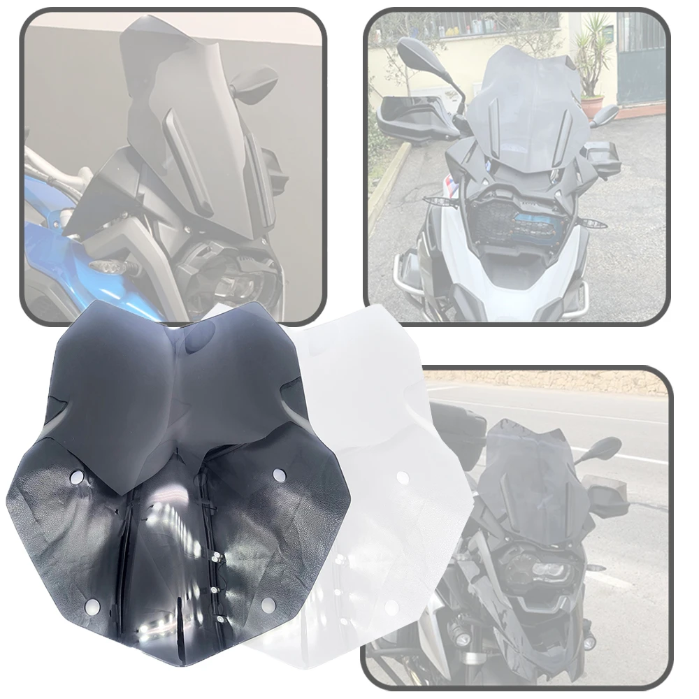 Ветровое стекло REALZION ABS для мотоцикла, лобовое стекло для BMW R1200GS ls R 1200GS 1200 GS Adventure LC R1250GS Adv - изображение