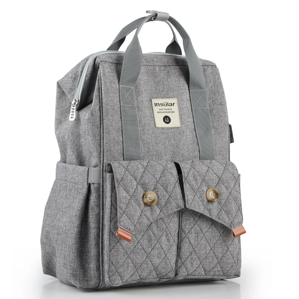 

Diaper Bag Backpack Baby Nappy Changing Bags Multifunction Waterproof Travel Back Pack with Changing Pad Stroller Straps