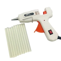 100v 240v diy hot melt glue gun with glue stick high temperature melting repair tool kit and 10pcs 7mm glue sticks for craft